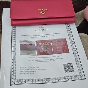 Prada Pink New with COA